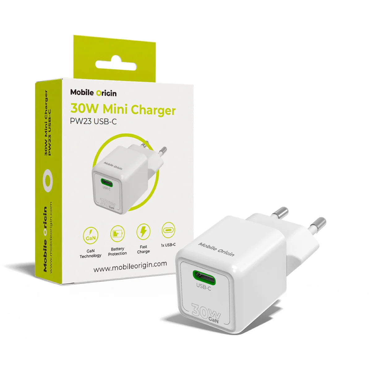 Síťová nabíječka Mobile Origin 30W Mini Charger PW23