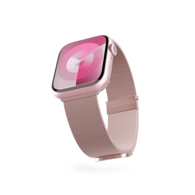 Milánský řemínek Epico pro Apple Watch 38/40/41 mm - růžově zlatý - bonami.click