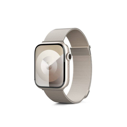 Milánský řemínek Epico pro Apple Watch 38/40/41 mm - hvězdně bílý - bonami.click