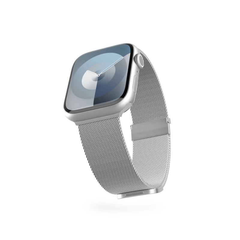 Milánský řemínek Epico pro Apple Watch 38/40/41 mm - stříbrný - bonami.click