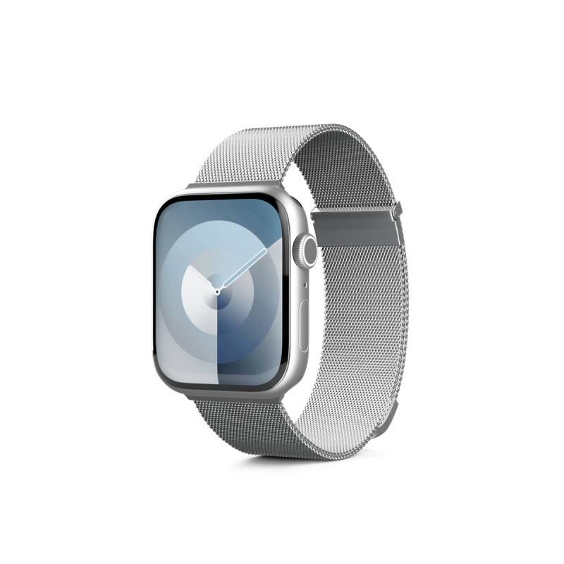 Milánský řemínek Epico pro Apple Watch 38/40/41 mm - stříbrný - bonami.click