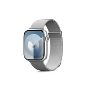 Milánský řemínek Epico pro Apple Watch 38/40/41 mm - stříbrný - bonami.click