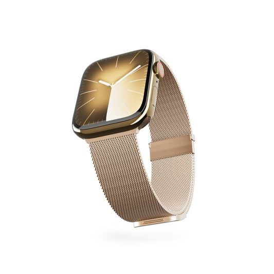 Milánský řemínek Epico pro Apple Watch 42/44/45/49 mm - zlatý - bonami.click