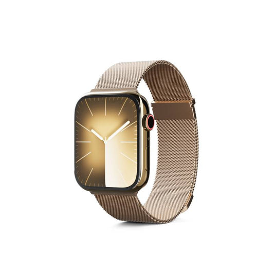 Milánský řemínek Epico pro Apple Watch 42/44/45/49 mm - zlatý - bonami.click