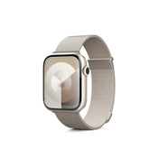 Milánský řemínek Epico pro Apple Watch 42/44/45/49 mm - hvězdně bílý - bonami.click