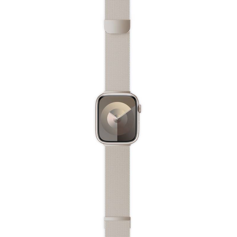 Milánský řemínek Epico pro Apple Watch 42/44/45/49 mm - hvězdně bílý - bonami.click