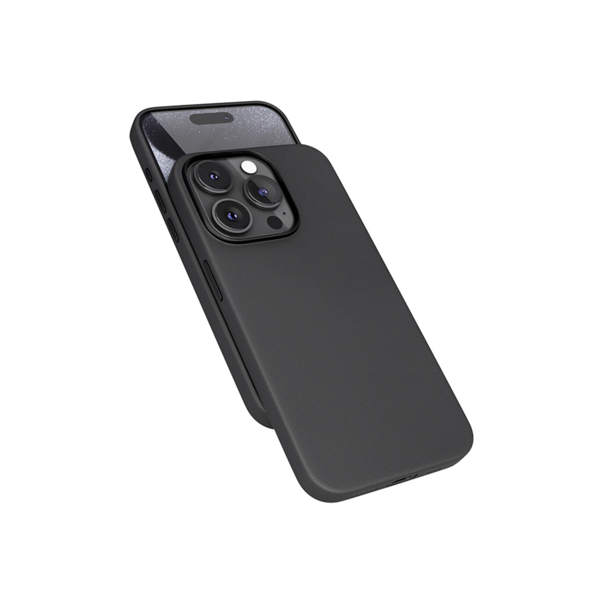 Kožený kryt pro iPhone 15 Pro Max Epico Mag+ - černý - bonami.click