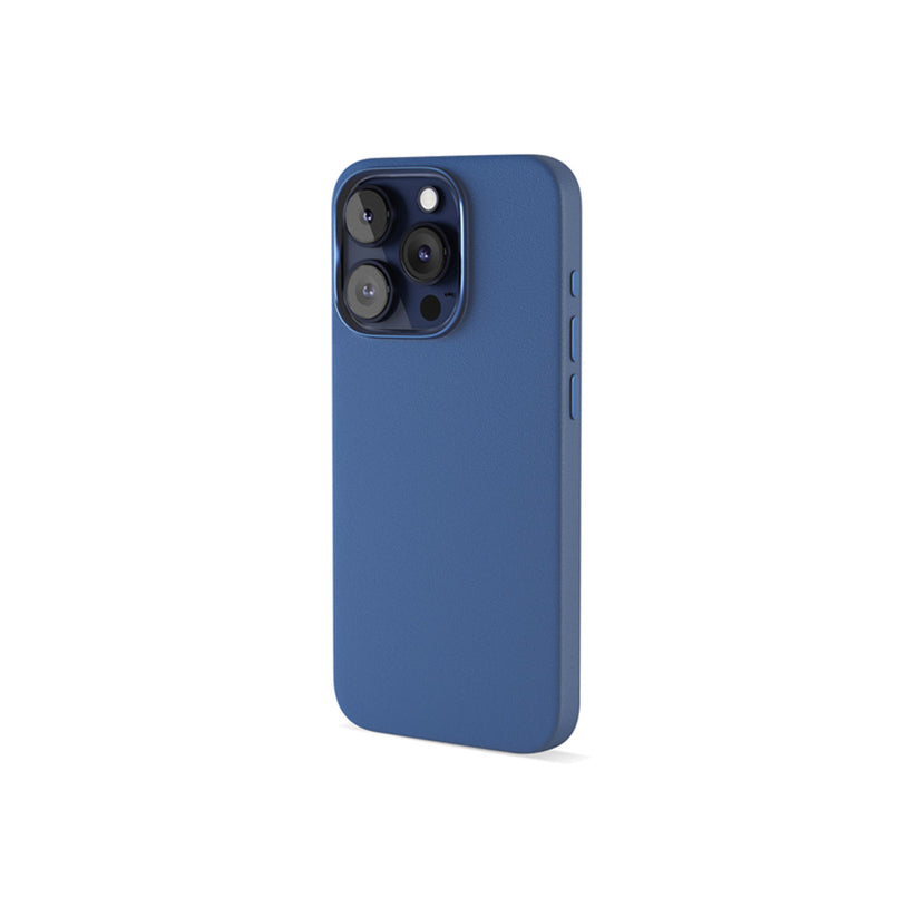 Kožený kryt pro iPhone 15 Pro Epico Mag+ - modrý - bonami.click