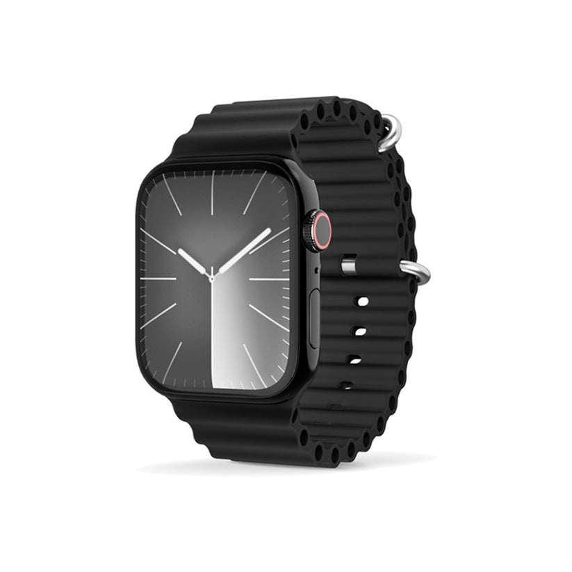 Řemínek pro Apple Watch 38/40/41 mm Epico Watch Strap Ocean - černý - bonami.click