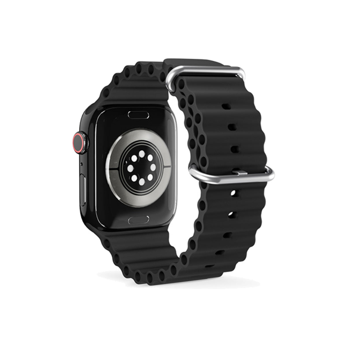 Řemínek pro Apple Watch 38/40/41 mm Epico Watch Strap Ocean - černý - bonami.click