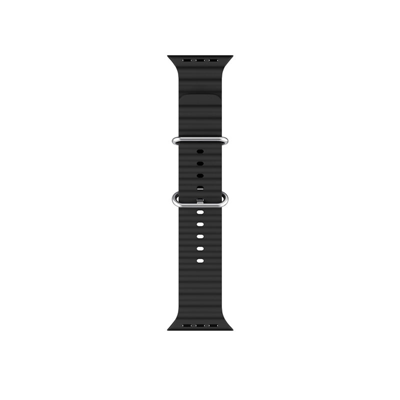 Řemínek pro Apple Watch 42/44/45/49 mm Epico Watch Strap Ocean - černý - bonami.click