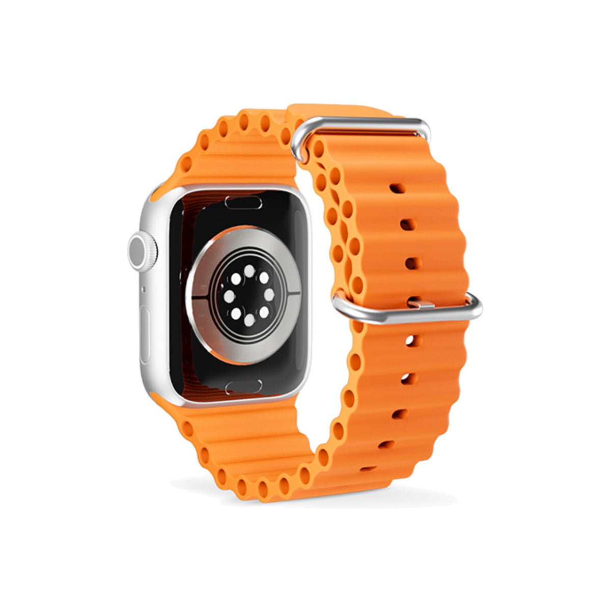 Řemínek pro Apple Watch 38/40/41 mm Epico Watch Strap Ocean - oranžový - bonami.click