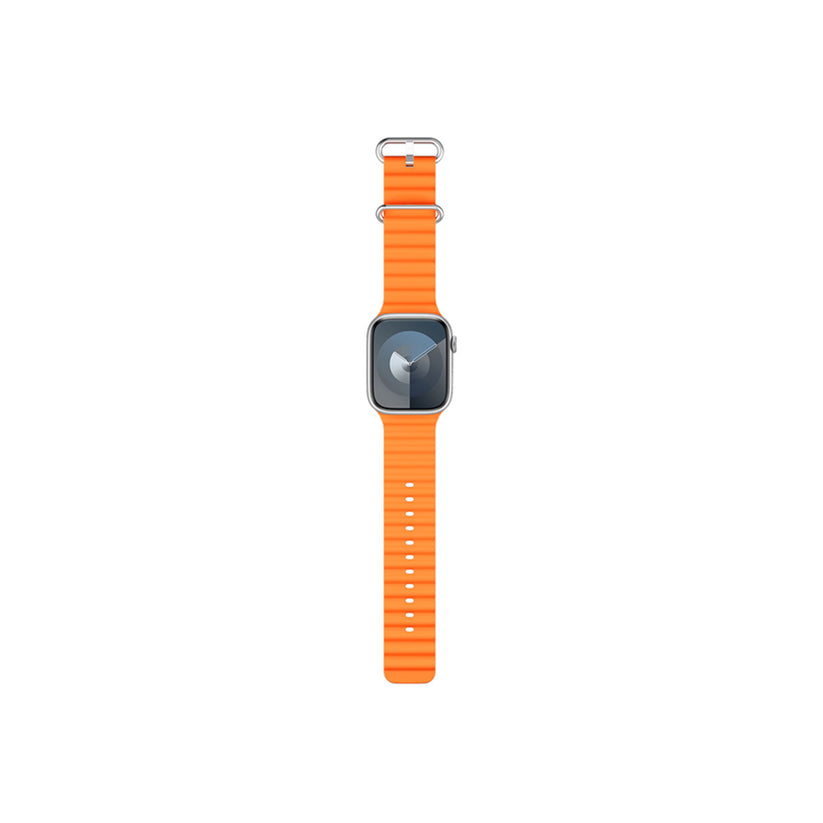 Řemínek pro Apple Watch 38/40/41 mm Epico Watch Strap Ocean - oranžový - bonami.click
