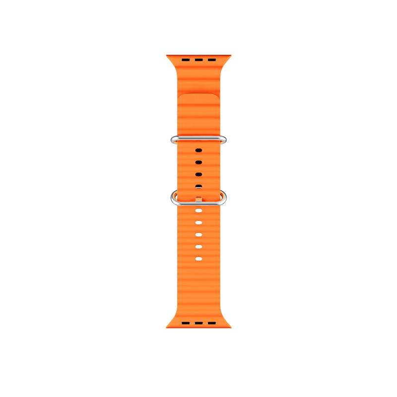 Řemínek pro Apple Watch 42/44/45/49 mm Epico Watch Strap Ocean - oranžový - bonami.click