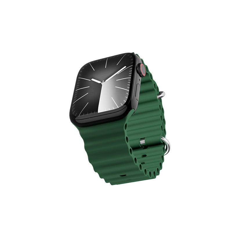 Řemínek pro Apple Watch 42/44/45/49 mm Epico Watch Strap Ocean - zelený - bonami.click