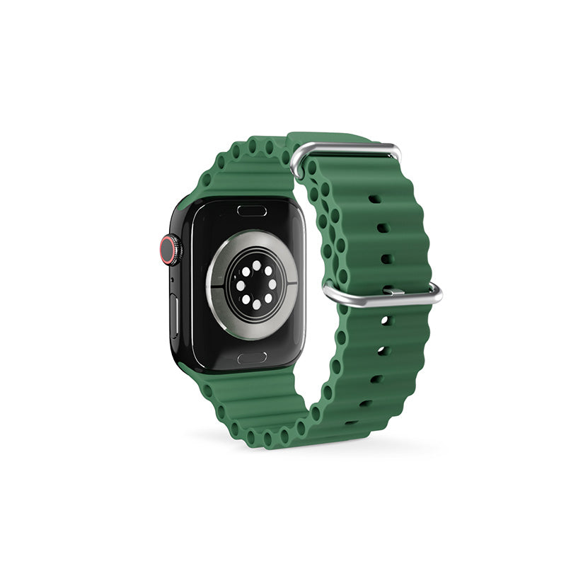 Řemínek pro Apple Watch 42/44/45/49 mm Epico Watch Strap Ocean - zelený - bonami.click