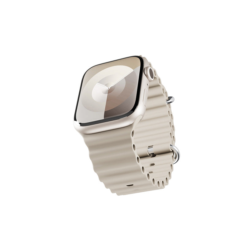 Řemínek pro Apple Watch 42/44/45/49 mm Epico Watch Strap Ocean - béžový - bonami.click