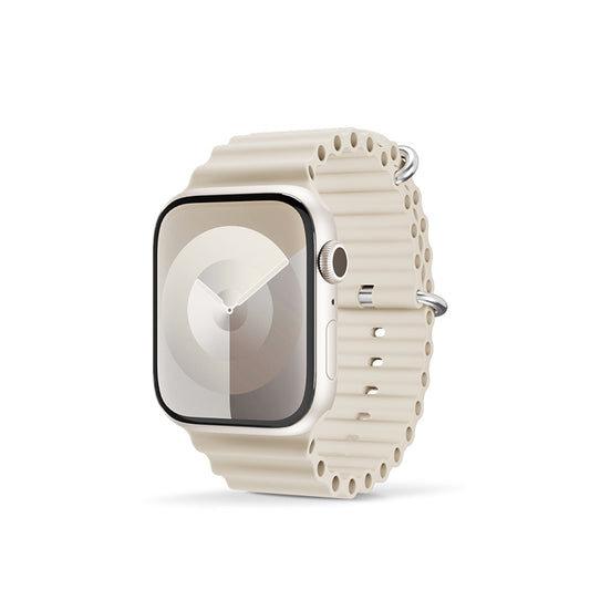 Řemínek pro Apple Watch 42/44/45/49 mm Epico Watch Strap Ocean - béžový - bonami.click