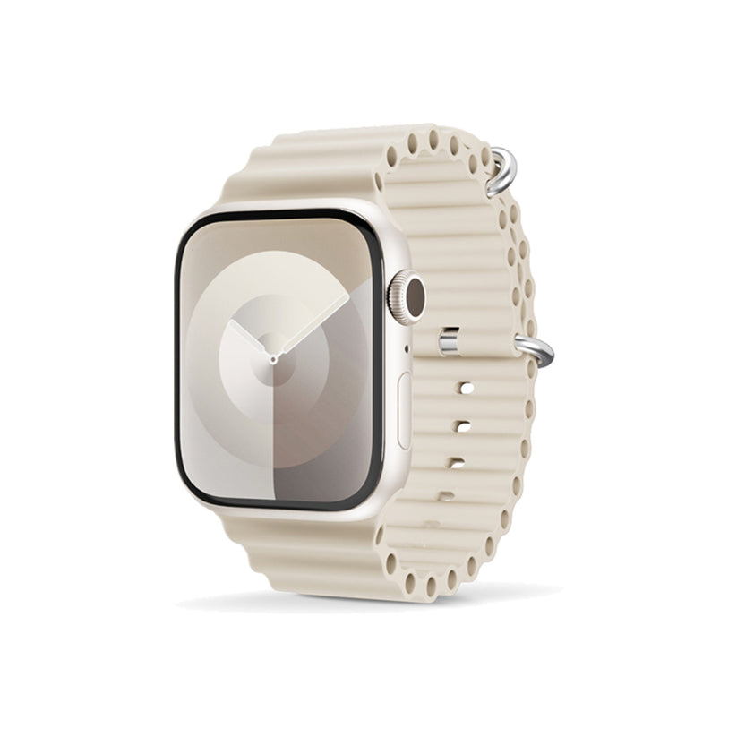 Řemínek pro Apple Watch 38/40/41 mm Epico Watch Strap Ocean - béžový - bonami.click