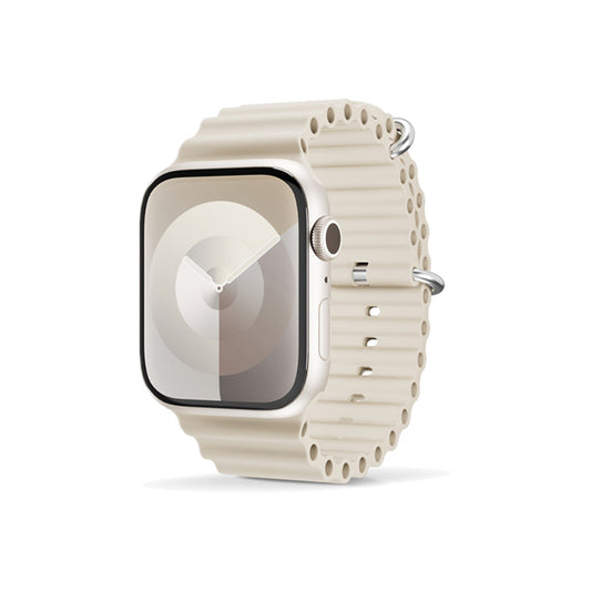 Řemínek pro Apple Watch 38/40/41 mm Epico Watch Strap Ocean - béžový - bonami.click