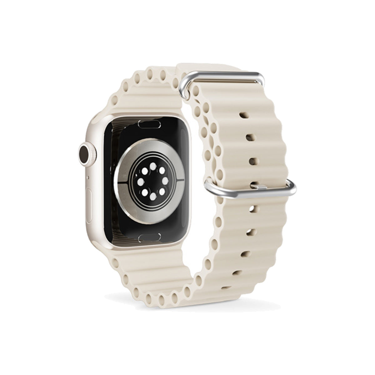 Řemínek pro Apple Watch 38/40/41 mm Epico Watch Strap Ocean - béžový - bonami.click