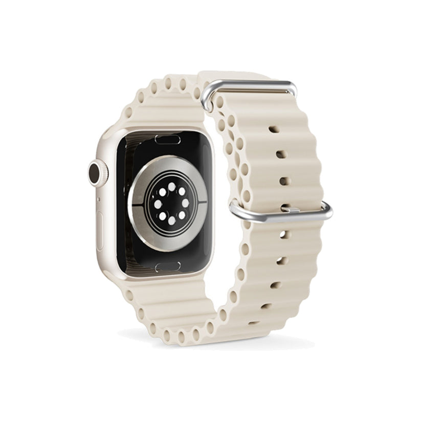 Řemínek pro Apple Watch 38/40/41 mm Epico Watch Strap Ocean - béžový - bonami.click