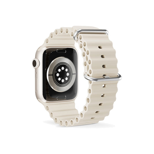 Řemínek pro Apple Watch 38/40/41 mm Epico Watch Strap Ocean - béžový - bonami.click