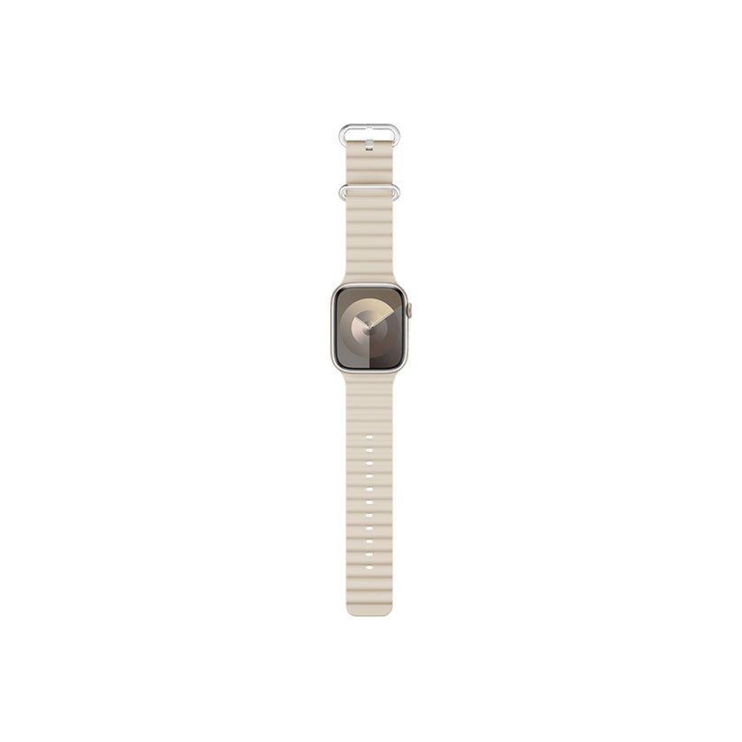 Řemínek pro Apple Watch 38/40/41 mm Epico Watch Strap Ocean - béžový - bonami.click