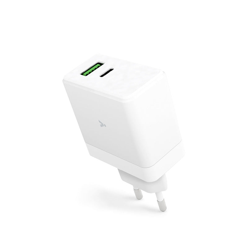 65W GaN adaptér s 2m USB-C kabelem iSTYLE - bílý - bonami.click