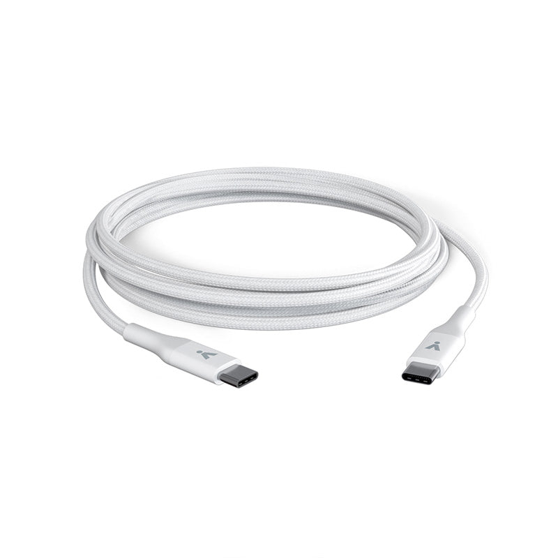 65W GaN adaptér s 2m USB-C kabelem iSTYLE - bílý - bonami.click