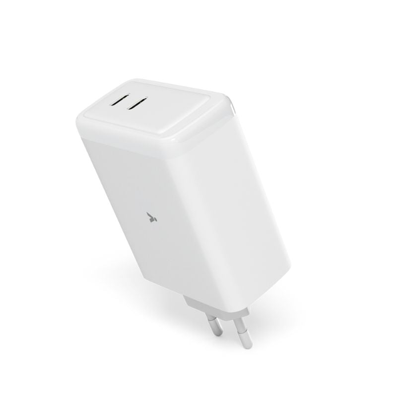 100W GaN adaptér s 2m USB-C kabelem iSTYLE - bílý - bonami.click