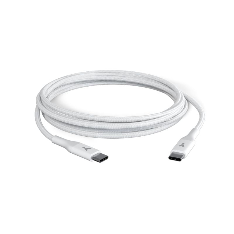 100W GaN adaptér s 2m USB-C kabelem iSTYLE - bílý - bonami.click