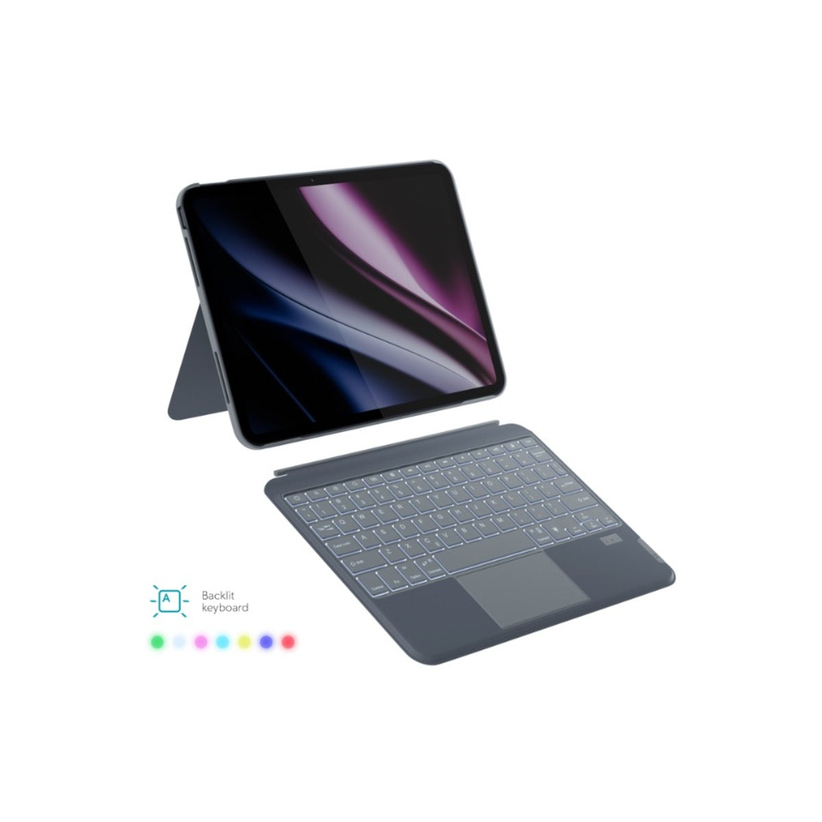 Bezdrátová klávesnice pro Apple iPad Pro 11" M4 Epico Backlit Keyboard Case CZ - bonami.click