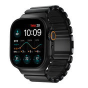 Řemínek pro Apple Watch 45/46/49 mm Nomad Stratos Band FKM - černý