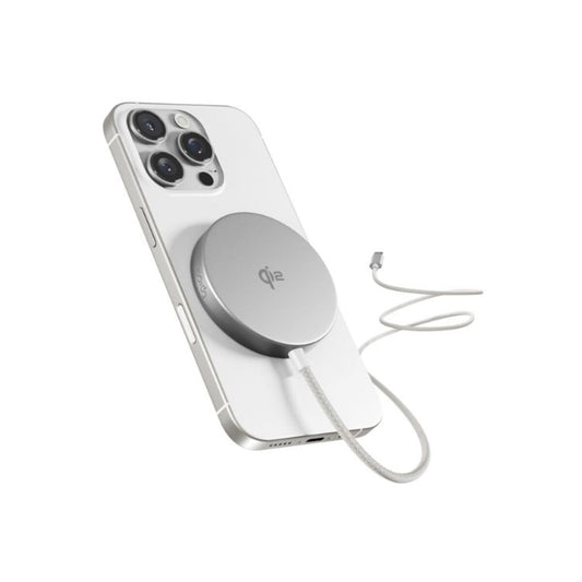 MagSafe nabíječka Epico UltraBase Qi2 Mag+ Charging Pad EO50 - stříbrná - bonami.click