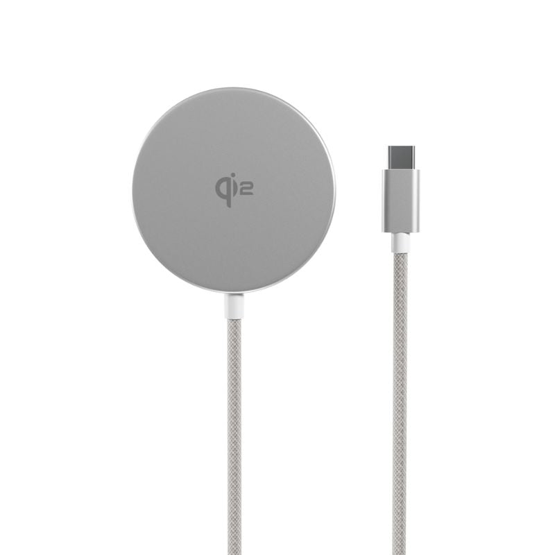 MagSafe nabíječka Epico UltraBase Qi2 Mag+ Charging Pad EO50 - stříbrná - bonami.click