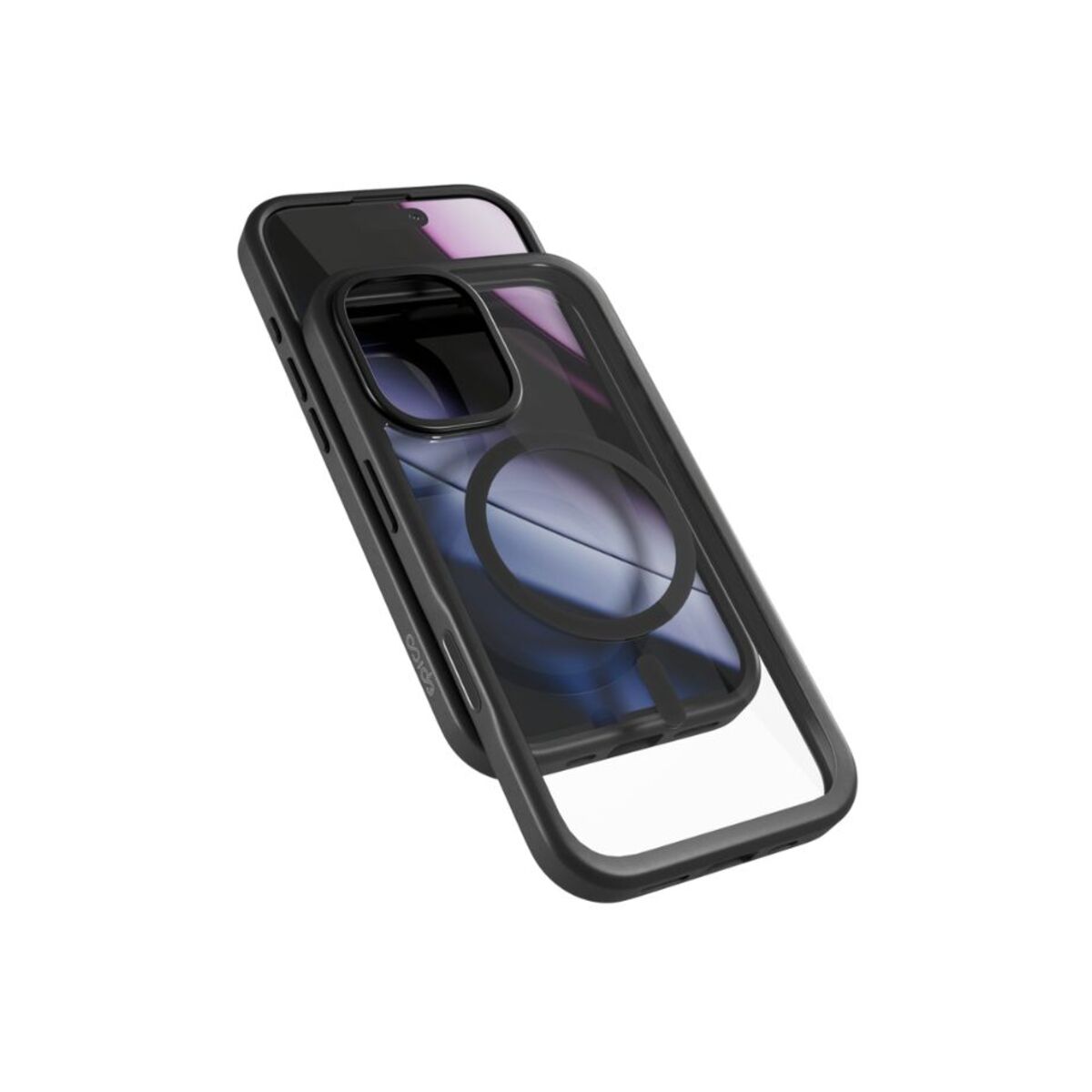 Kryt pro iPhone 17 Epico Hero Pro Mag+ Case - černý průhledný - bonami.click