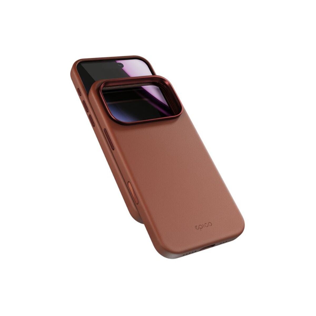 Kryt pro iPhone 17 Pro Epico Leather Pro Mag+ Case - hnědý - bonami.click