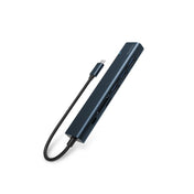 Multifunkční hliníkový USB-C hub Spello 7in1 s 100W Power Delivery - temně inkoustový