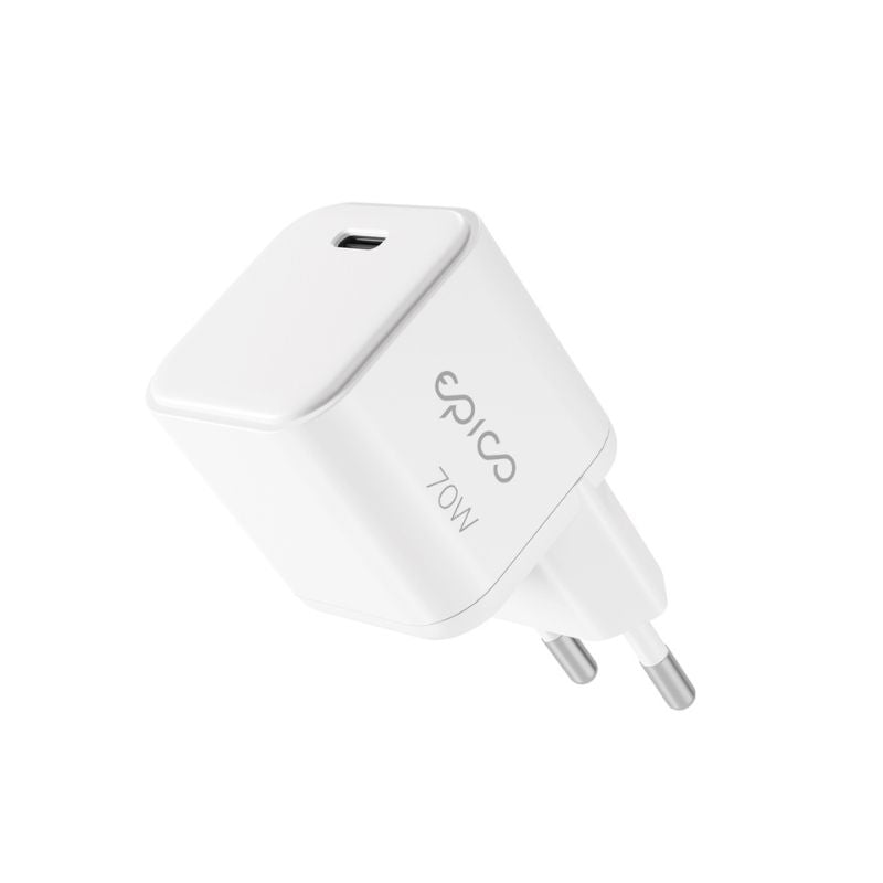 70W adaptér Epico UltraBoost Micro AVS GaN EA70b - bílý