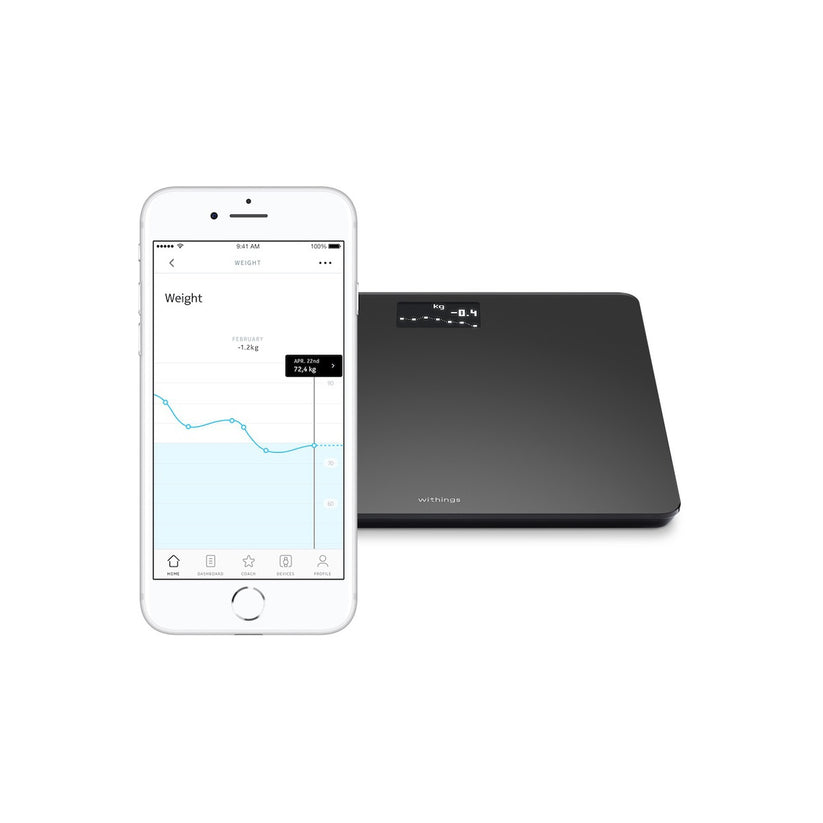 Osobní váha Withings Body - černá - bonami.click