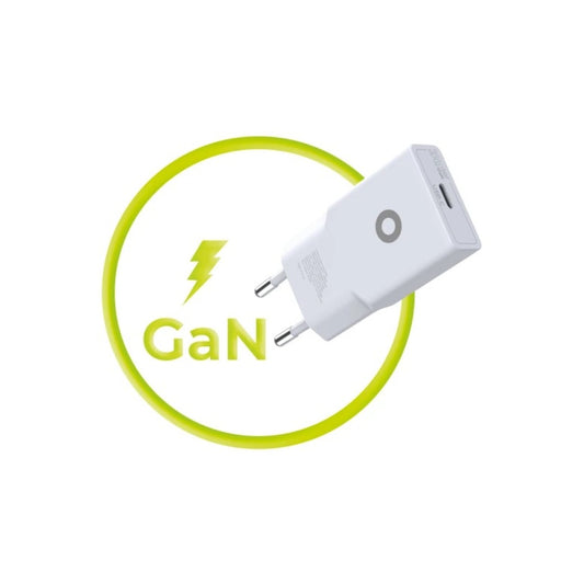30W adaptér Mobile Origin GaN Slim Charger MO17 - bílý - bonami.click