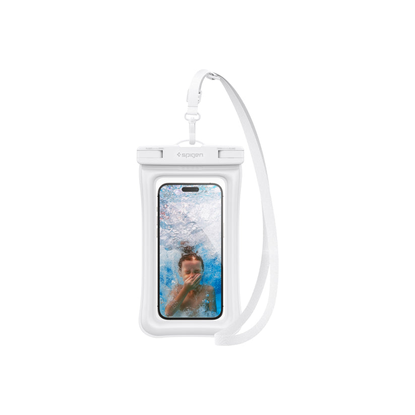Vodotěsné plovoucí pouzdro Spigen Aqua Shield A610 - bílé - bonami.click