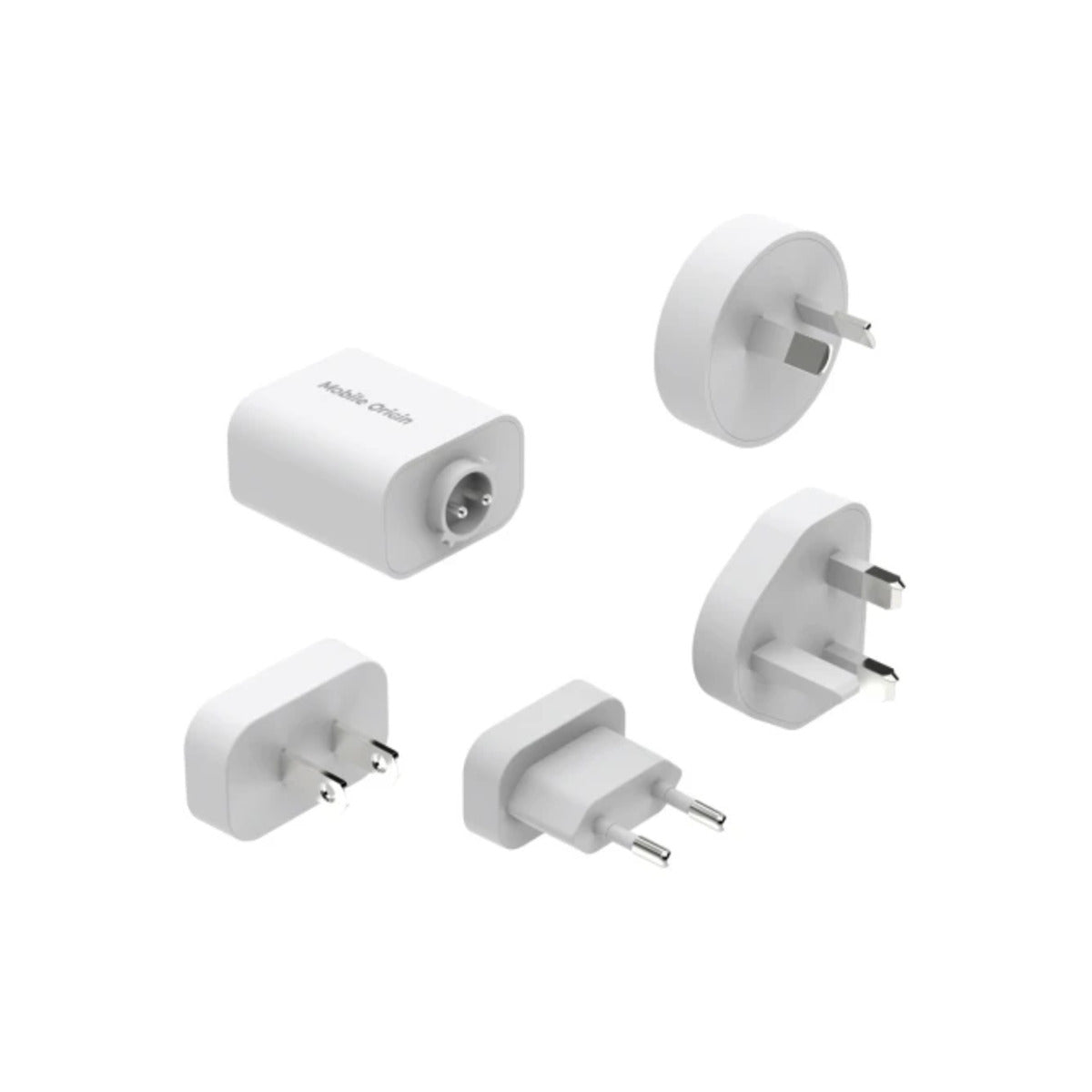 30W univerzální cestovní adaptér Mobile Origin GaN MO14 - bílý - bonami.click