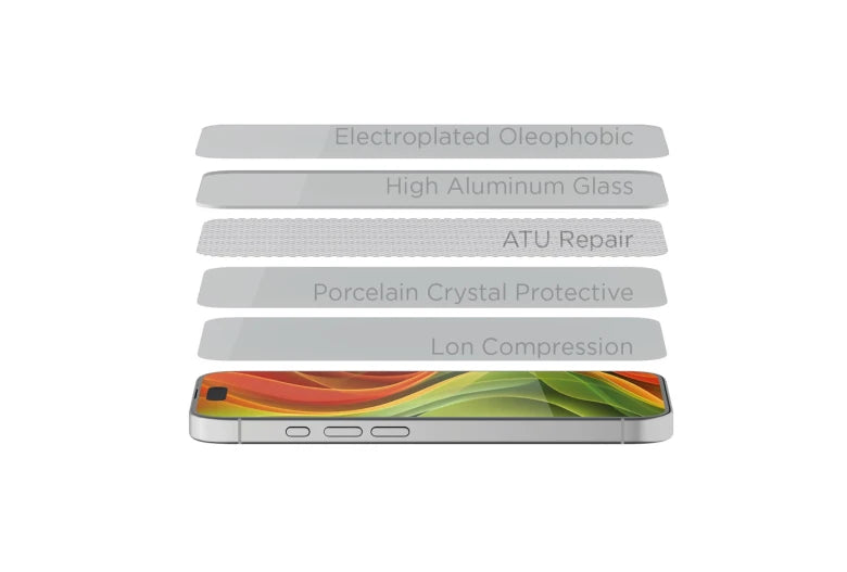 Ochranné sklo pro iPhone 15 / 15 Pro Mobile Origin Screen Guard s aplikátorem - 2 ks