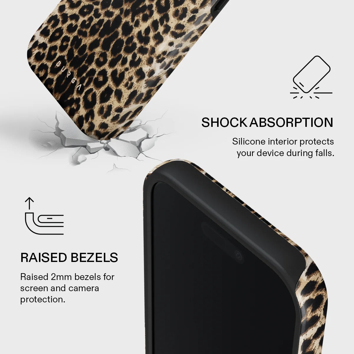 Kryt pro iPhone 17 Burga Player Tough MagSafe Case - leopard - bonami.click
