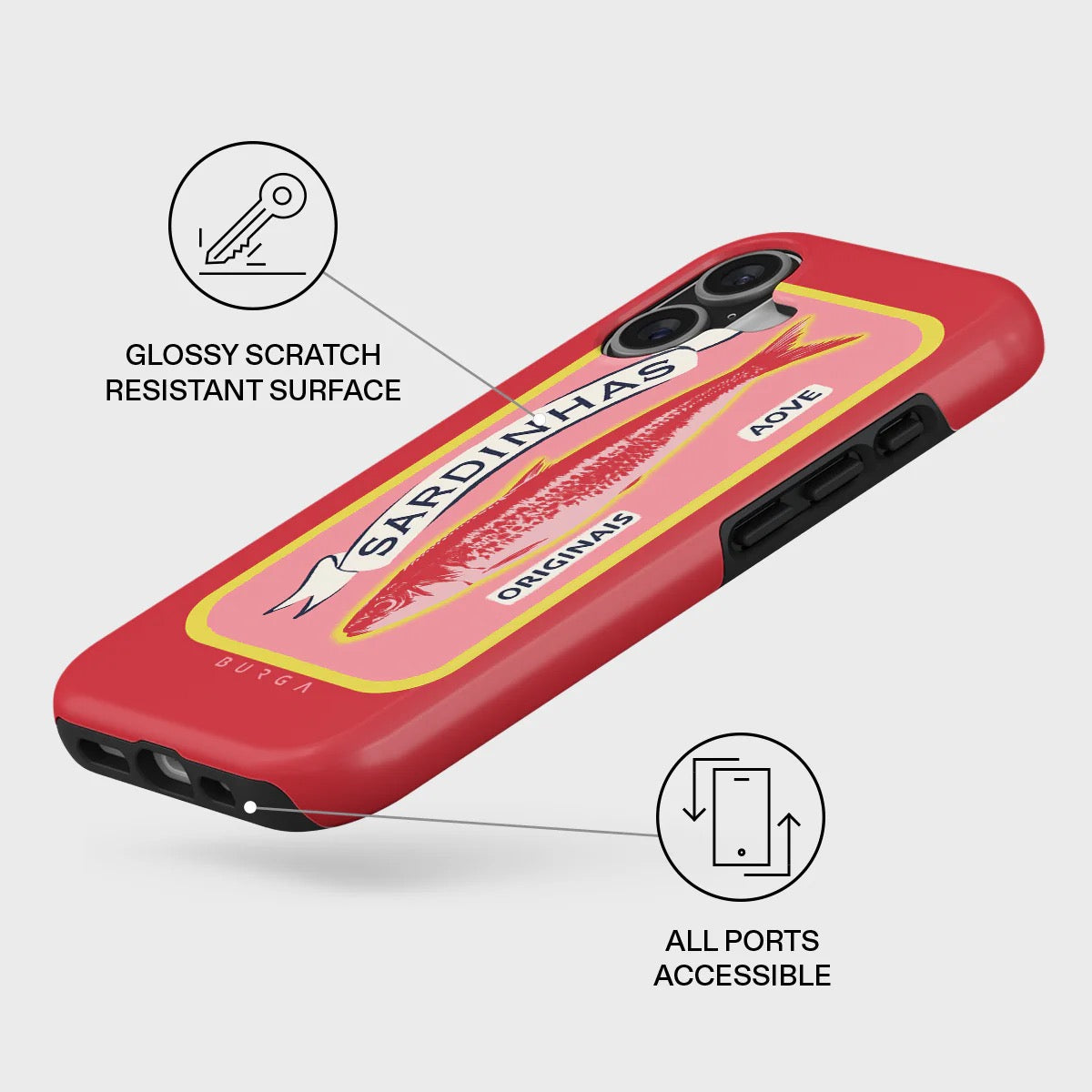 Kryt pro iPhone 17 Burga Gourmet Tough MagSafe Case - retro plechovka - bonami.click