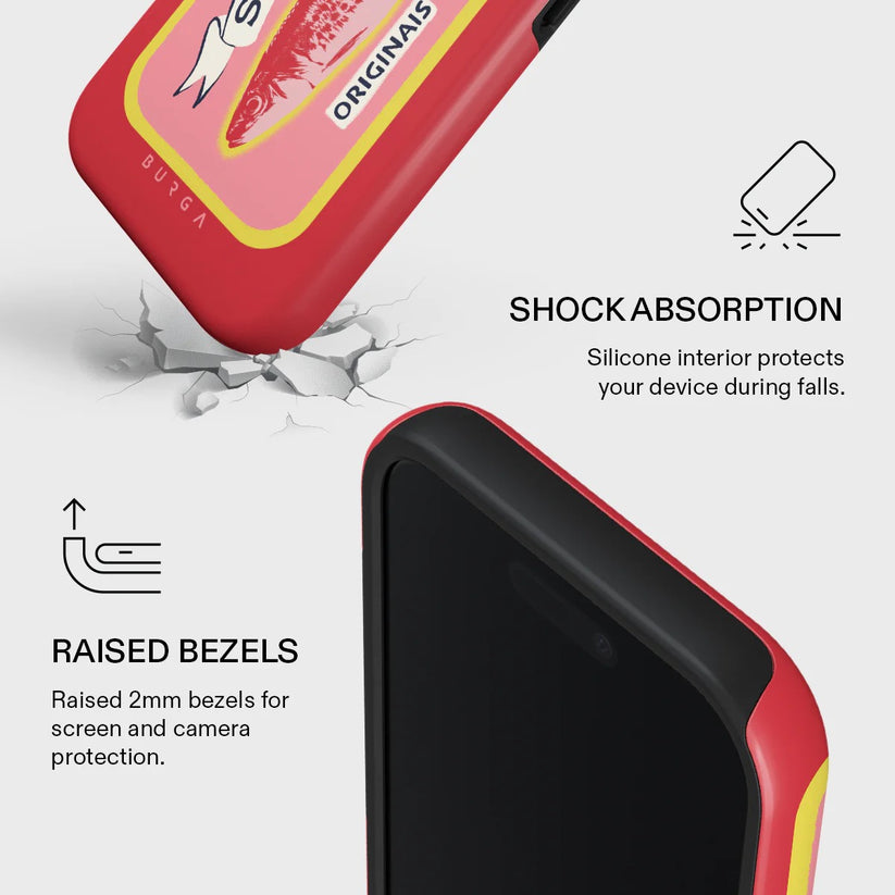 Kryt pro iPhone 17 Burga Gourmet Tough MagSafe Case - retro plechovka - bonami.click