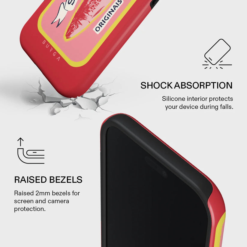 Kryt pro iPhone Air Burga Gourmet Tough MagSafe Case - retro plechovka - bonami.click