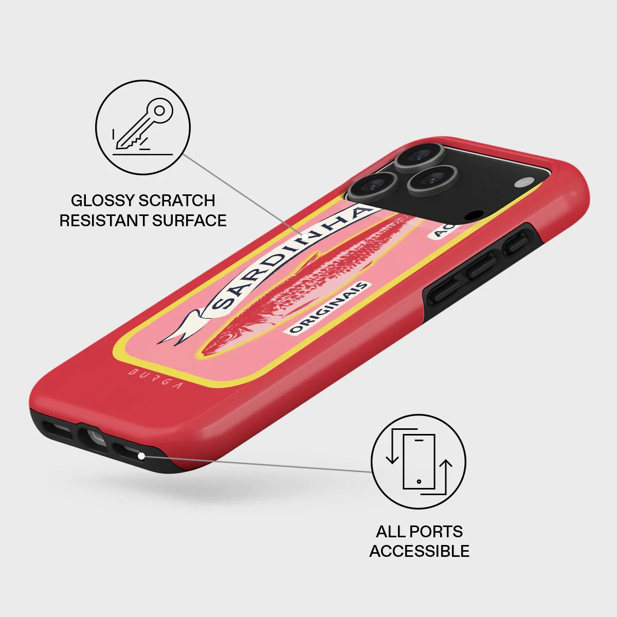 Kryt pro iPhone 17 Pro Max Burga Gourmet Tough MagSafe Case - retro plechovka - bonami.click